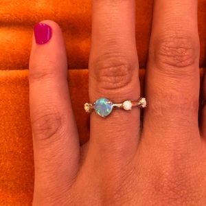 Wwake style dainty stacking ring